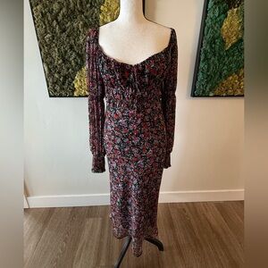 Floral Long Sleeve Dress